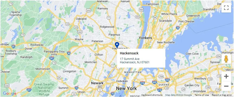 17 summit ave hackensack nj google map